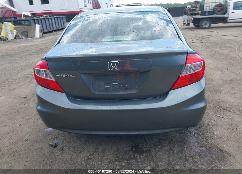 2012 HONDA CIVIC VIN: 19XFB2F52CE331564