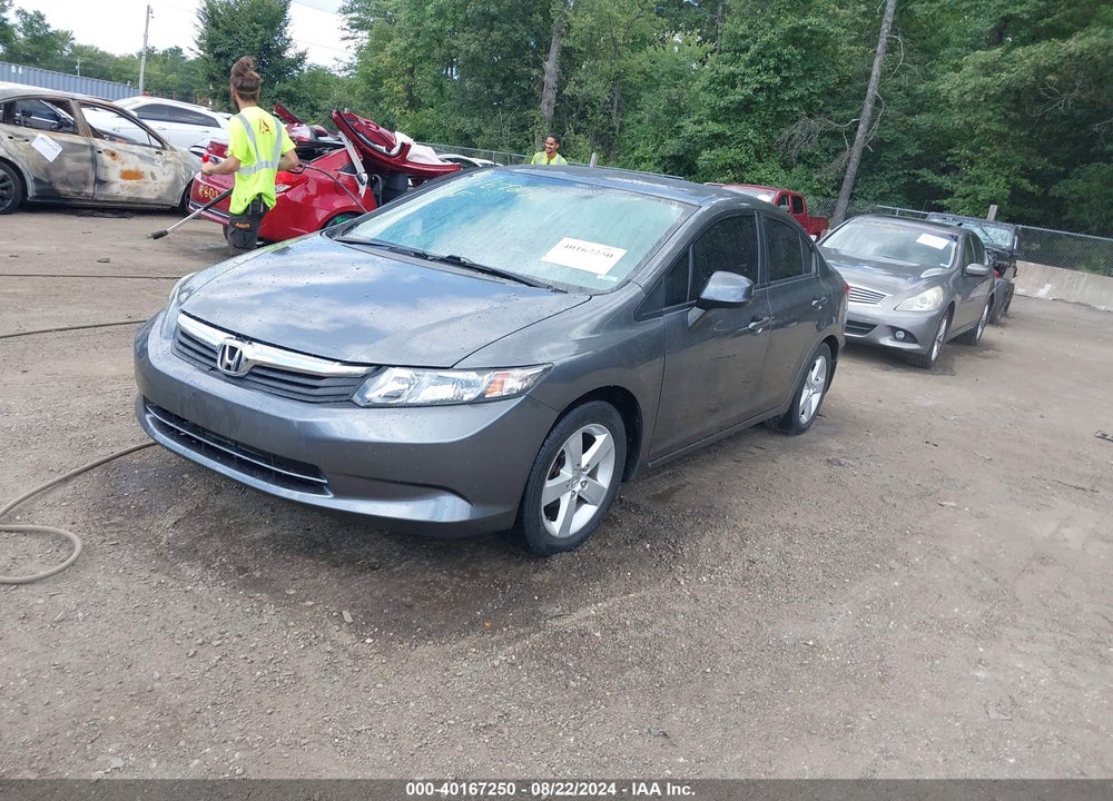 2012 HONDA CIVIC VIN: 19XFB2F52CE331564