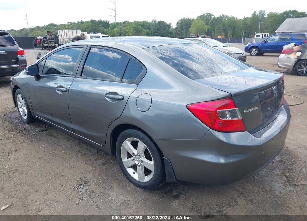 2012 HONDA CIVIC VIN: 19XFB2F52CE331564