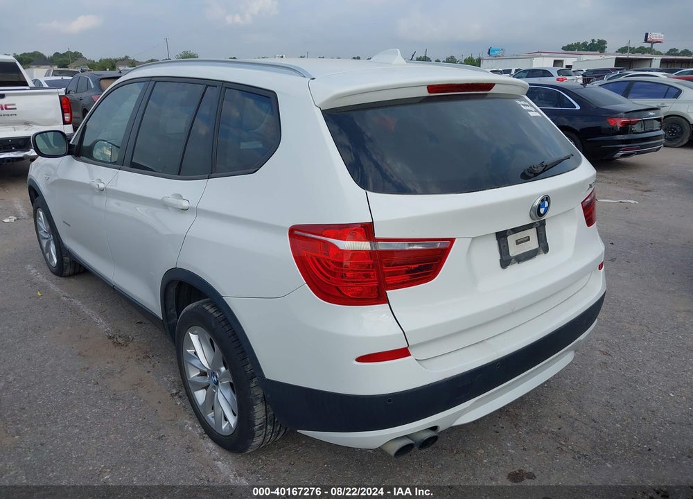 2013 BMW X3 XDRIVE28I VIN: 5UXWX9C52DLK59805