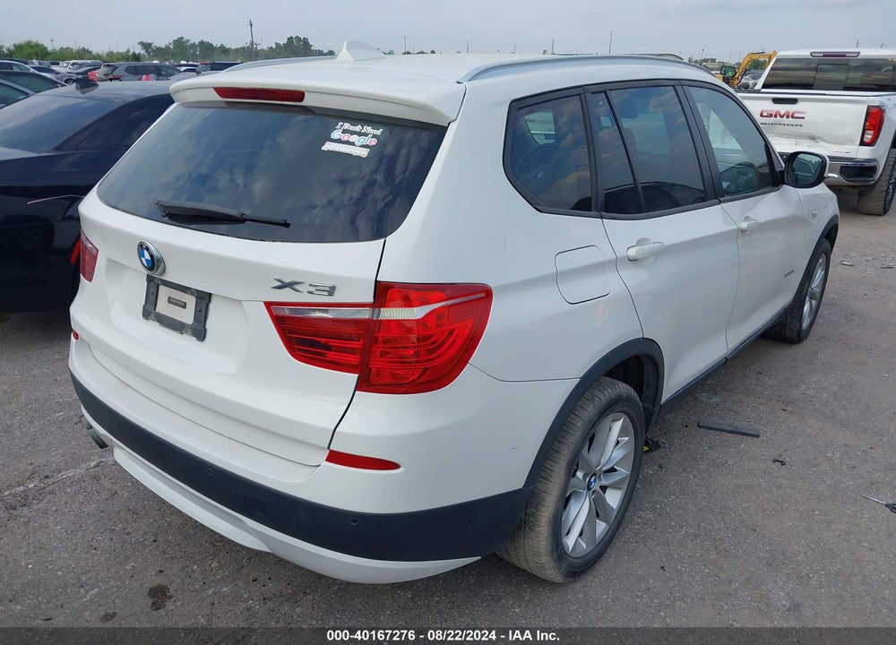 2013 BMW X3 XDRIVE28I VIN: 5UXWX9C52DLK59805