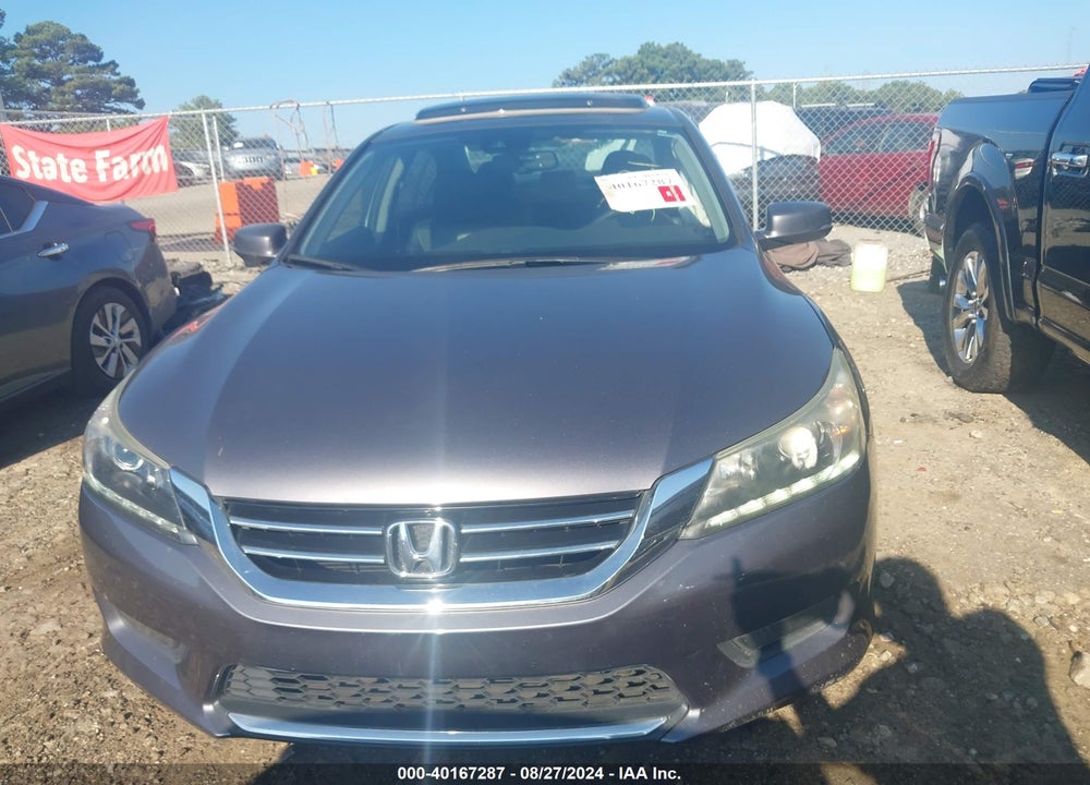 2014 HONDA ACCORD EX-L V-6 VIN: 1HGCR3F83EA043221