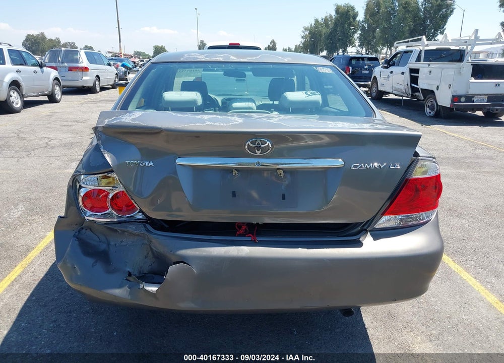 2005 TOYOTA CAMRY LE VIN: 4T1BE32K65U974703