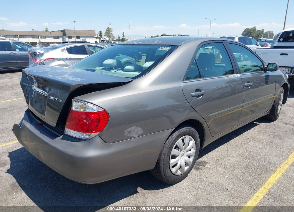 2005 TOYOTA CAMRY LE VIN: 4T1BE32K65U974703