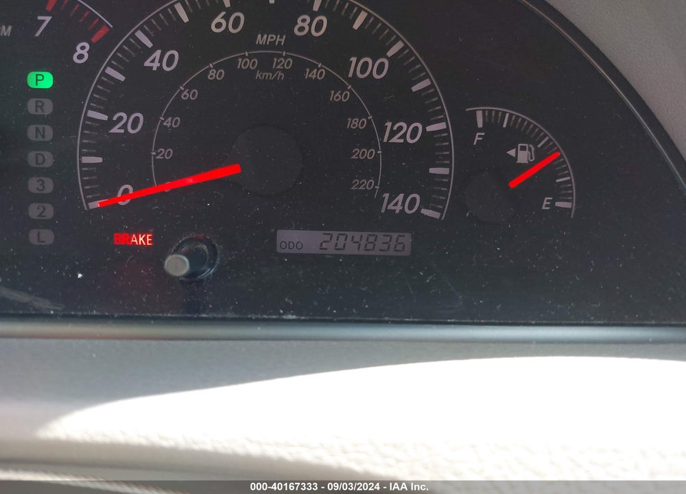 2005 TOYOTA CAMRY LE VIN: 4T1BE32K65U974703