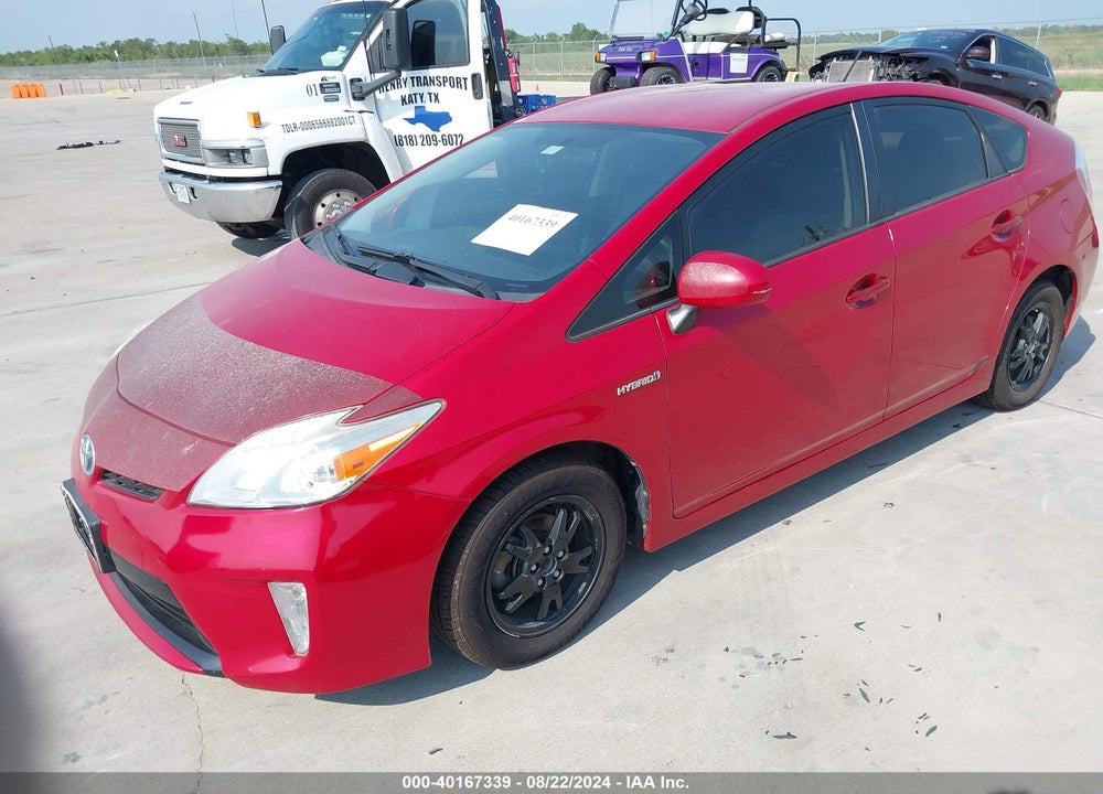 2012 TOYOTA PRIUS TWO VIN: JTDKN3DU1C1550119