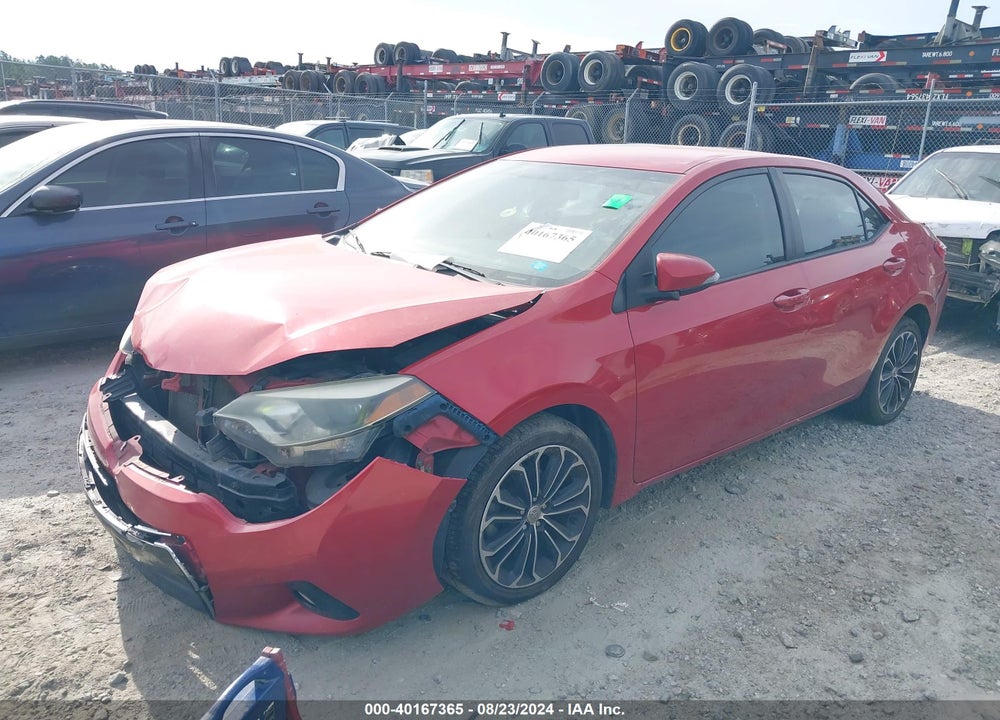2014 TOYOTA COROLLA S PLUS VIN: 2T1BURHE6EC107164