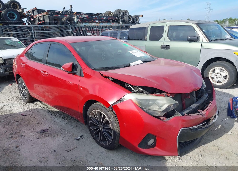 2014 TOYOTA COROLLA S PLUS VIN: 2T1BURHE6EC107164