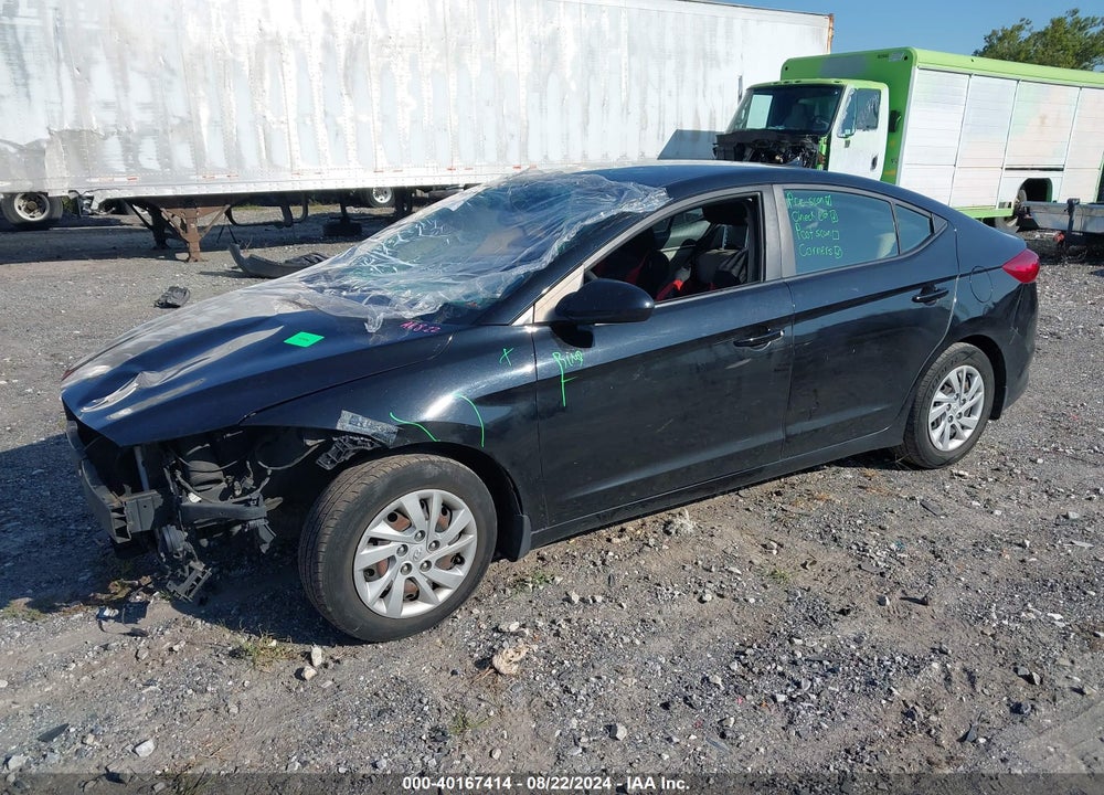 2017 HYUNDAI ELANTRA SE VIN: KMHD74LFXHU422121