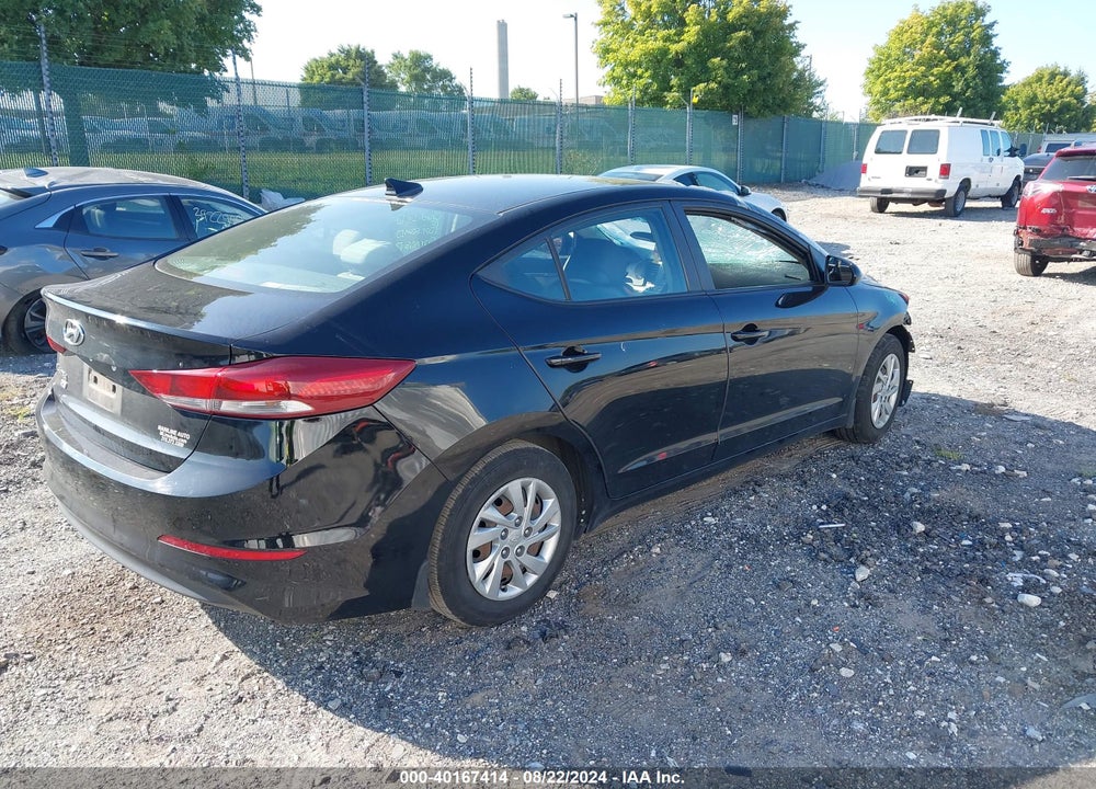 2017 HYUNDAI ELANTRA SE VIN: KMHD74LFXHU422121