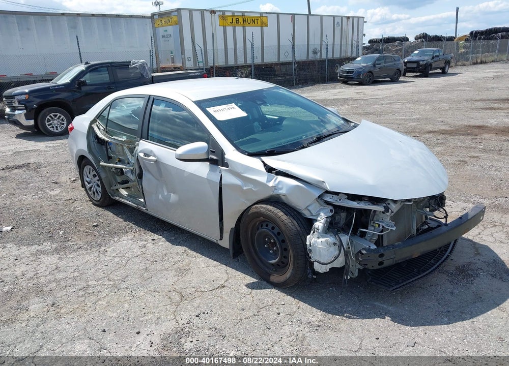 2019 TOYOTA COROLLA LE VIN: 2T1BURHE1KC219012
