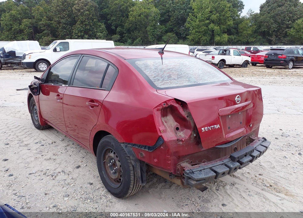 2008 NISSAN SENTRA 2.0 VIN: 3N1AB61E08L754061
