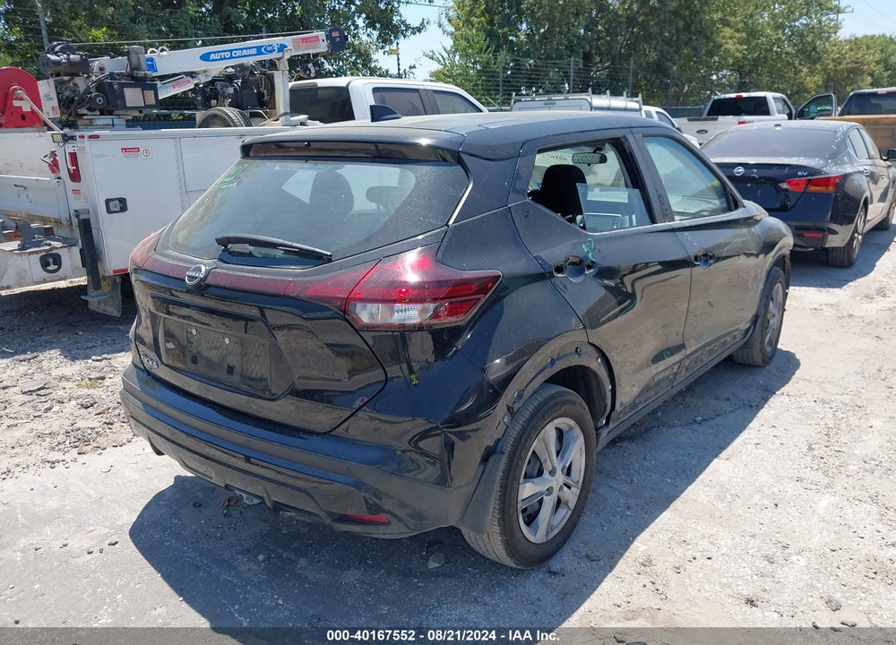 2022 NISSAN KICKS S XTRONIC CVT VIN: 3N1CP5BV4NL531083