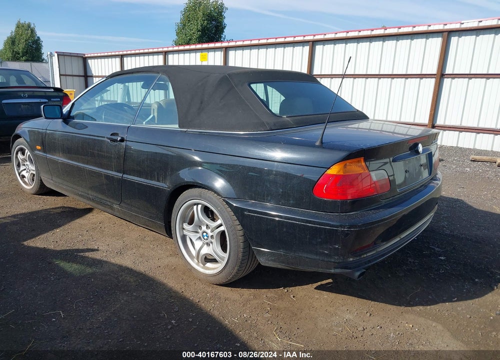 2001 BMW 330CI VIN: WBABS53461EV87126