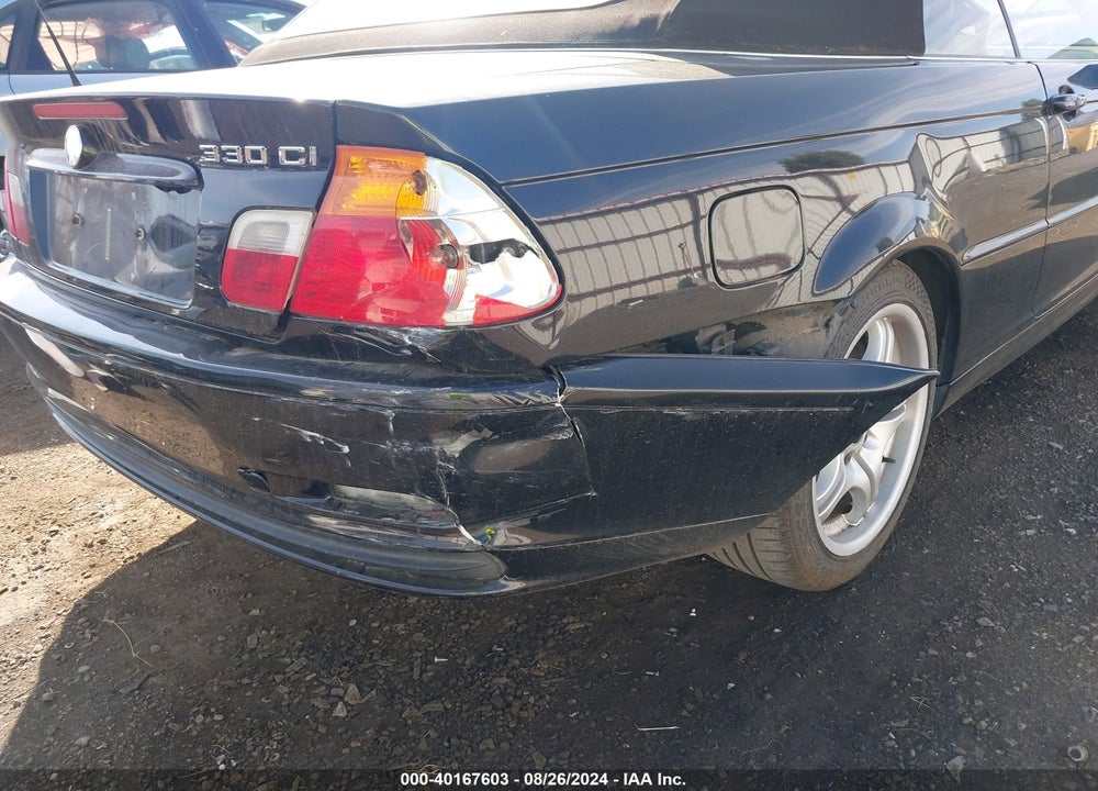 2001 BMW 330CI VIN: WBABS53461EV87126