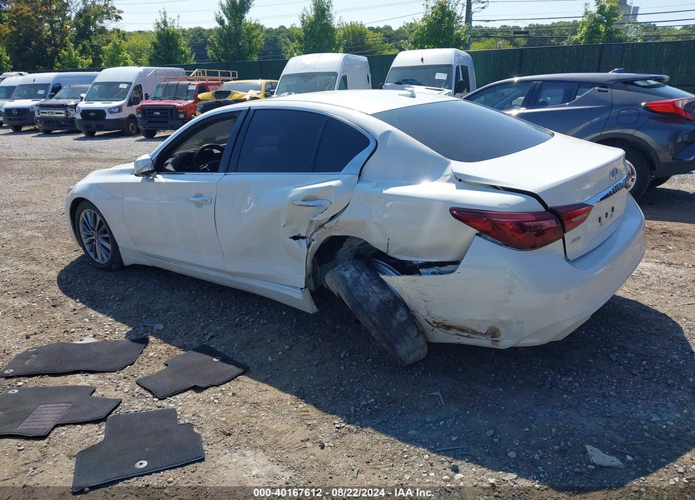 2023 INFINITI Q50 LUXE AWD VIN: JN1EV7BR6PM540292