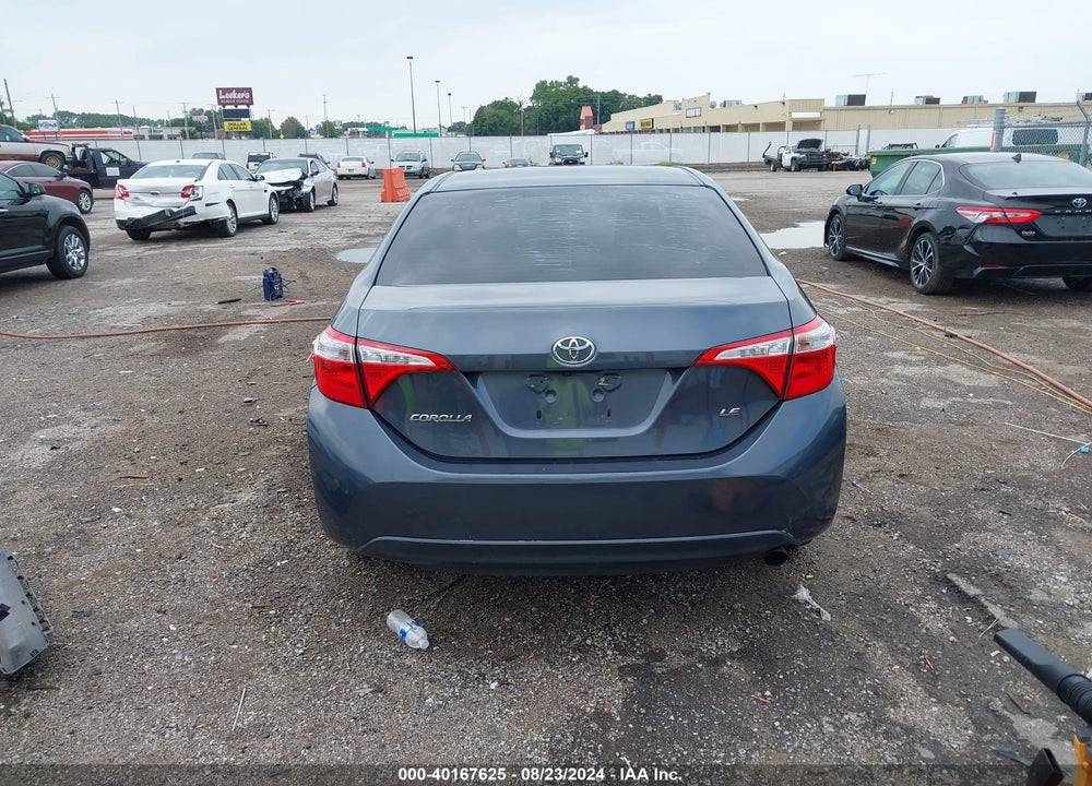 2016 TOYOTA COROLLA LE VIN: 5YFBURHE7GP542147