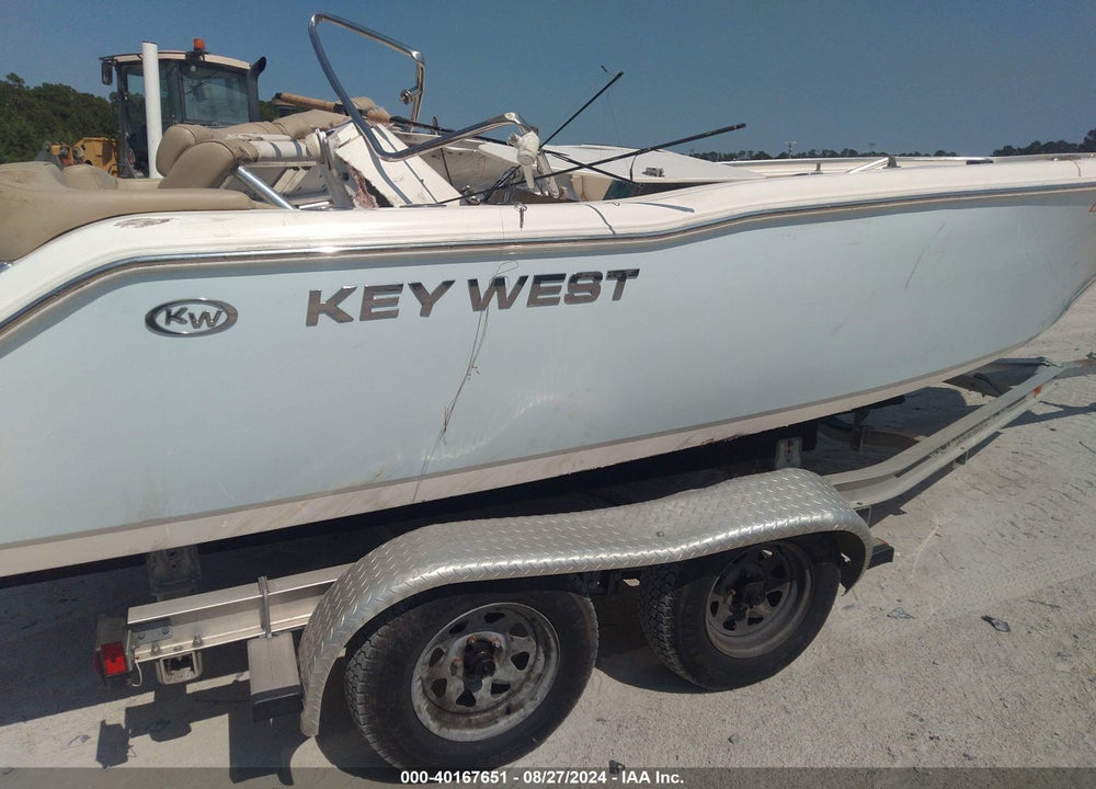 2015 KEY WEST 203 FS BOAT/TRAILER/MOTOR VIN: KWETC245E515