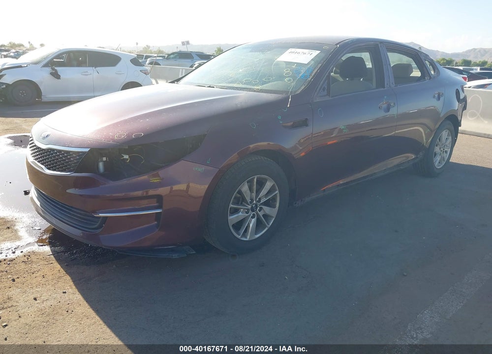 2016 KIA OPTIMA LX VIN: 5XXGT4L38GG102397