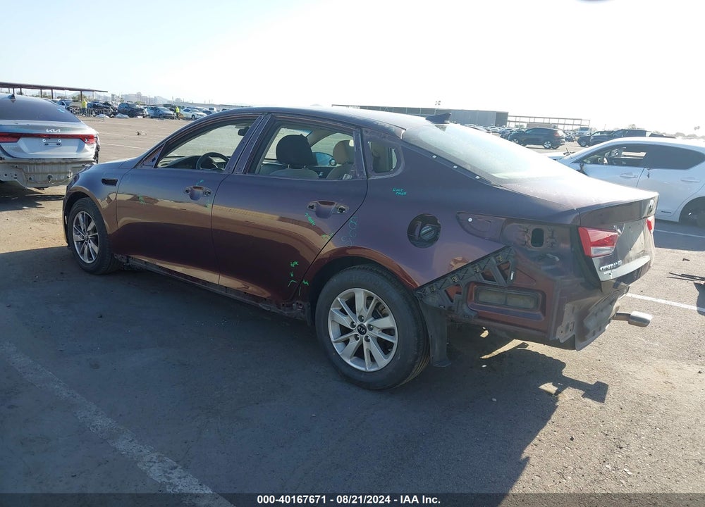 2016 KIA OPTIMA LX VIN: 5XXGT4L38GG102397
