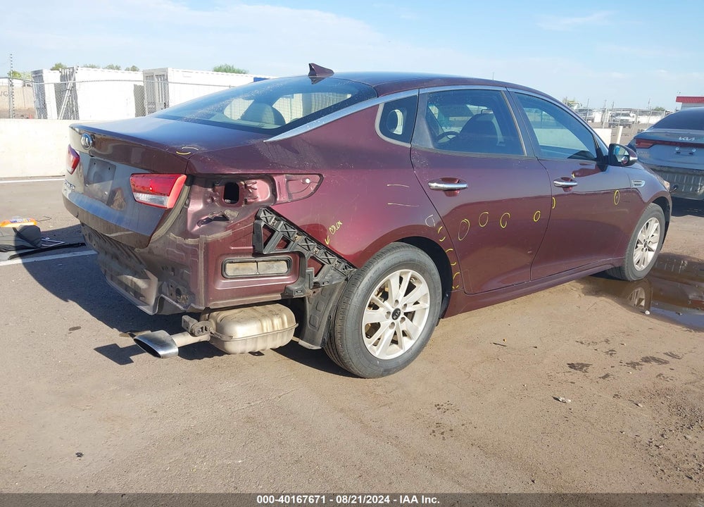2016 KIA OPTIMA LX VIN: 5XXGT4L38GG102397
