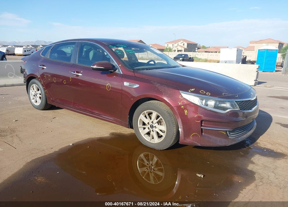 2016 KIA OPTIMA LX VIN: 5XXGT4L38GG102397