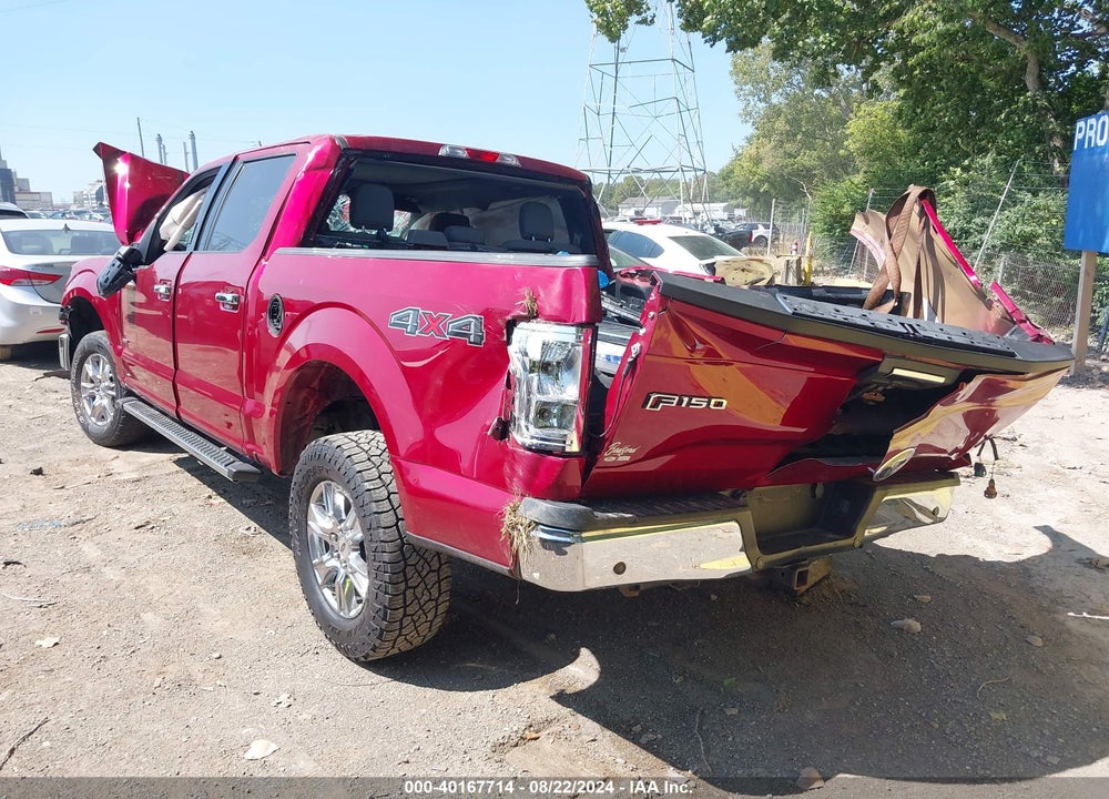 2016 FORD F-150 XLT VIN: 1FTEW1EP7GKF94150