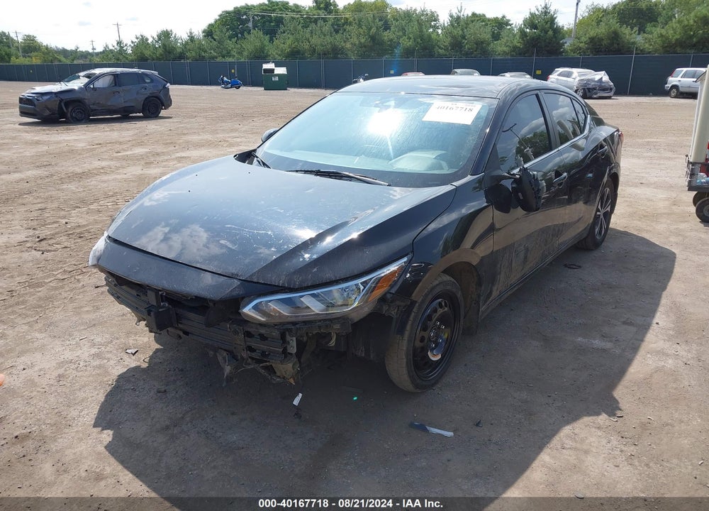 2021 NISSAN SENTRA SV XTRONIC CVT VIN: 3N1AB8CV9MY308478