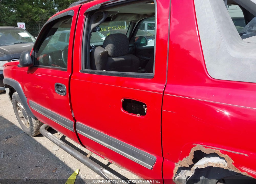 2004 CHEVROLET AVALANCHE 1500 VIN: 3GNEK12T14G307716