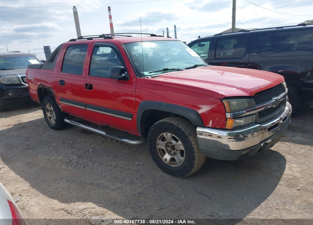 2004 CHEVROLET AVALANCHE 1500 VIN: 3GNEK12T14G307716