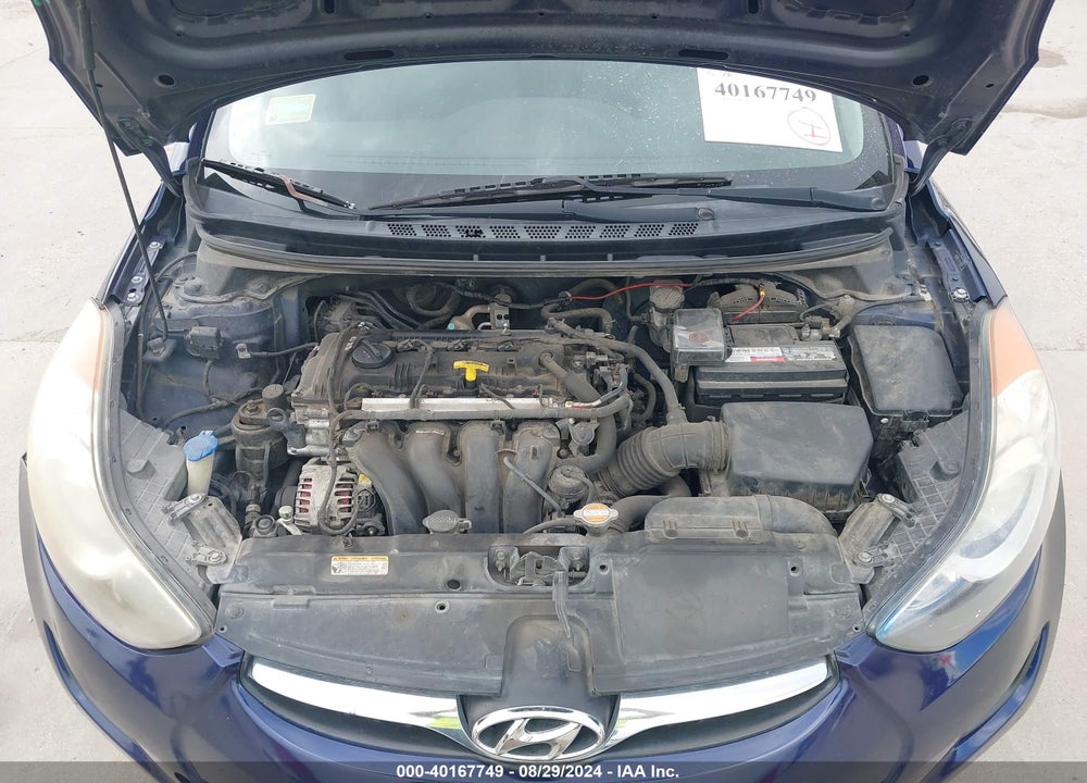 2013 HYUNDAI ELANTRA GLS VIN: 5NPDH4AE5DH153168