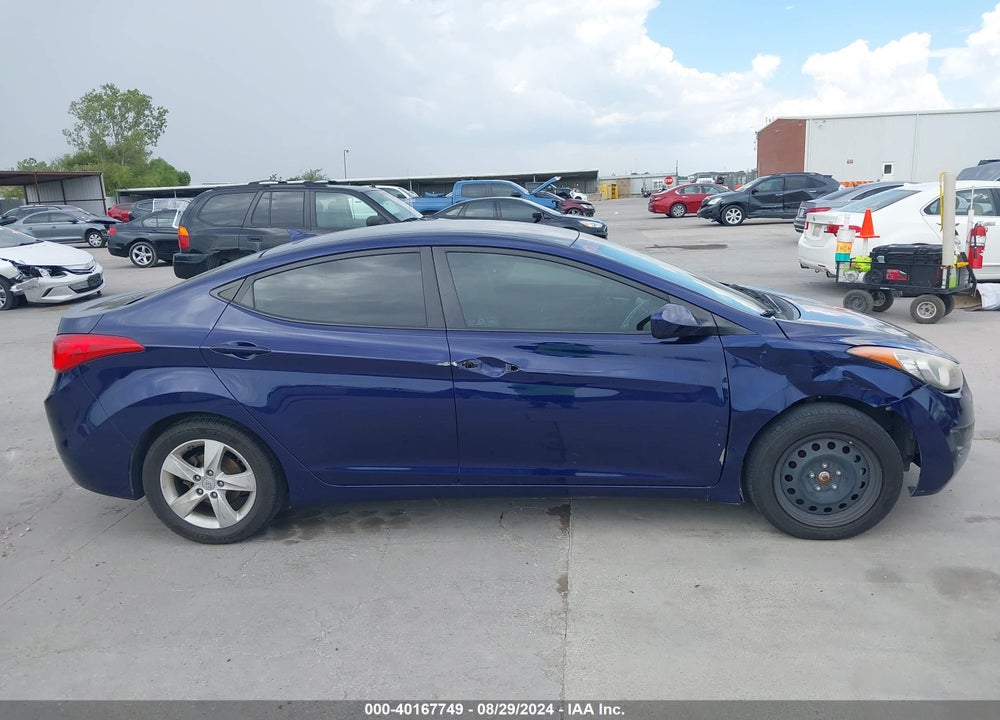 2013 HYUNDAI ELANTRA GLS VIN: 5NPDH4AE5DH153168