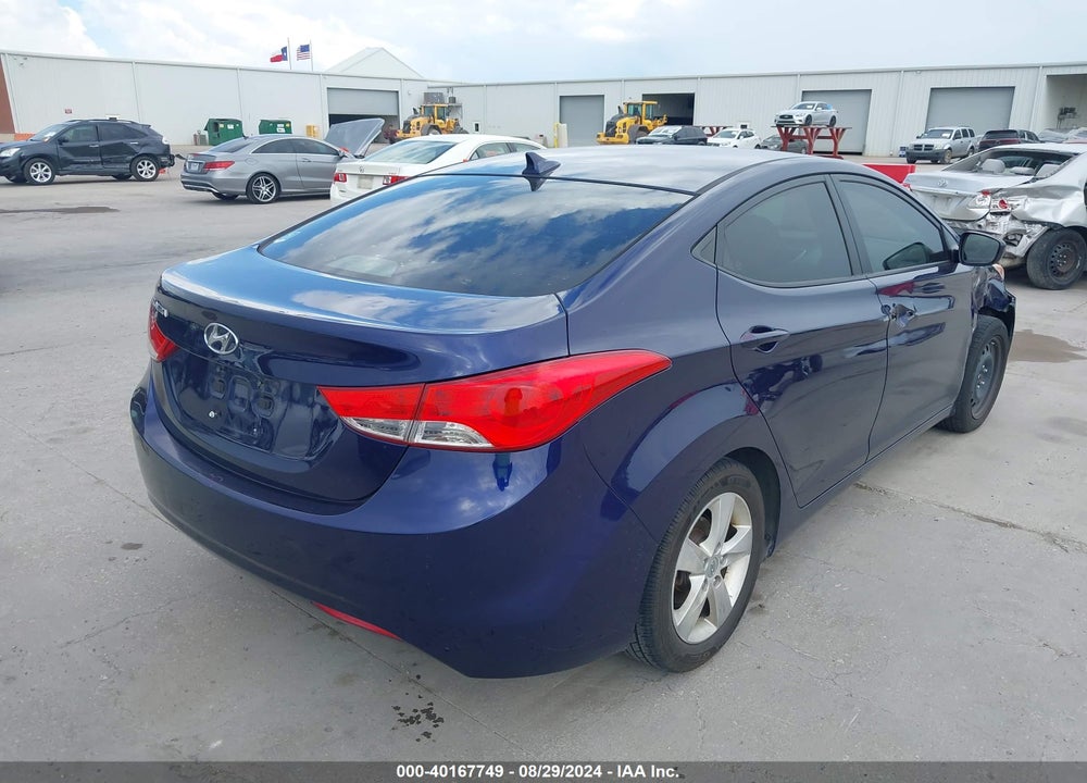 2013 HYUNDAI ELANTRA GLS VIN: 5NPDH4AE5DH153168