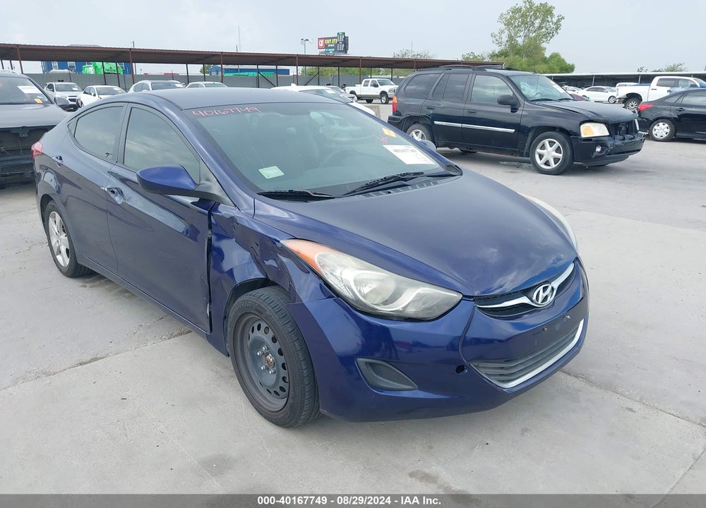 2013 HYUNDAI ELANTRA GLS VIN: 5NPDH4AE5DH153168