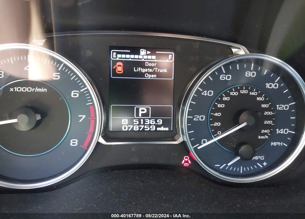 2017 SUBARU CROSSTREK 2.0I LIMITED VIN: JF2GPAKC5H8216688