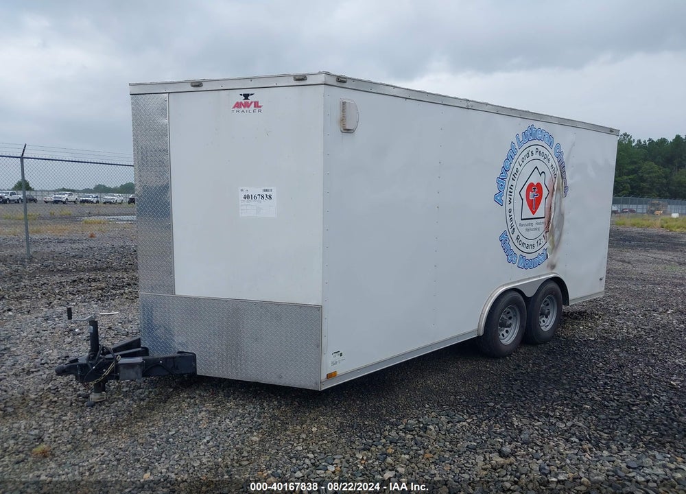 2019 ANVIL TRAILER AT85X16TA3 ENCLOSED TRAILER VIN: 7FYBE1629KD010762