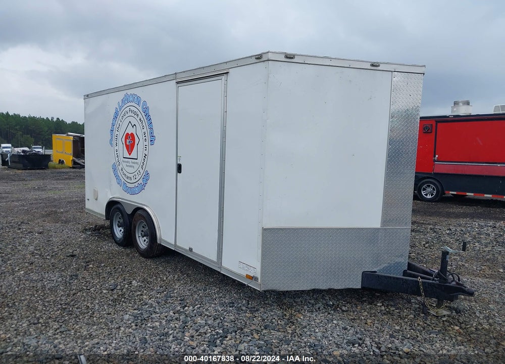 2019 ANVIL TRAILER AT85X16TA3 ENCLOSED TRAILER VIN: 7FYBE1629KD010762
