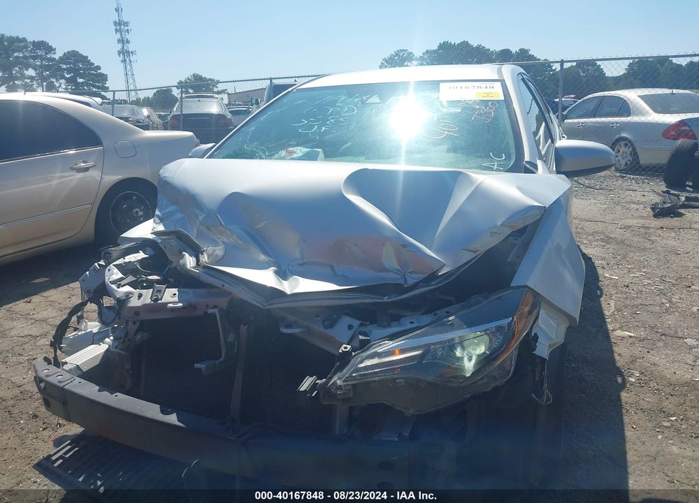 2019 TOYOTA COROLLA LE VIN: 5YFBURHE8KP873585