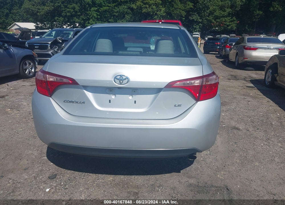 2019 TOYOTA COROLLA LE VIN: 5YFBURHE8KP873585