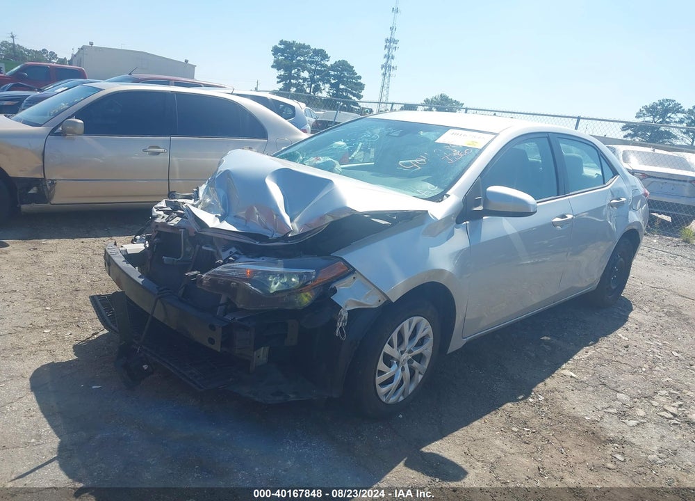 2019 TOYOTA COROLLA LE VIN: 5YFBURHE8KP873585