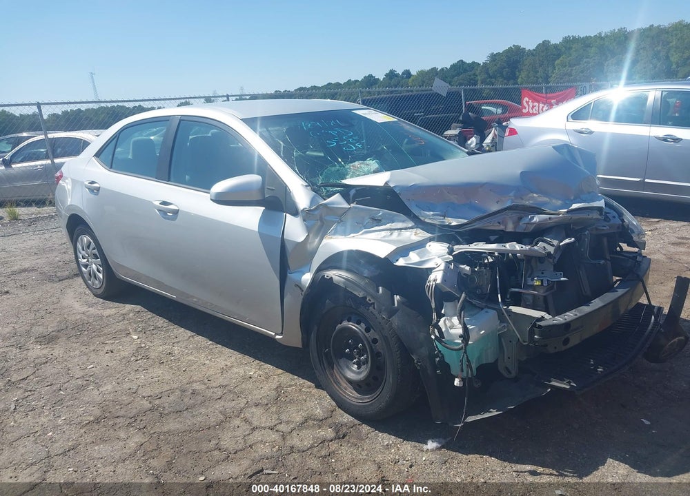 2019 TOYOTA COROLLA LE VIN: 5YFBURHE8KP873585