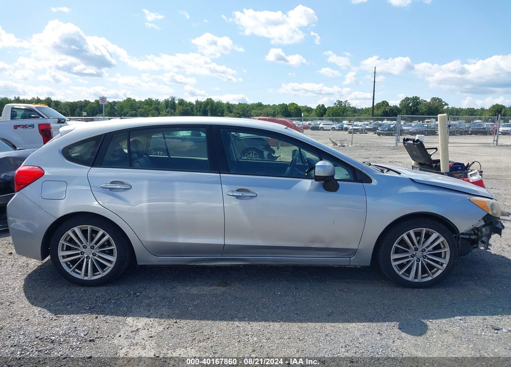 2013 SUBARU IMPREZA 2.0I LIMITED VIN: JF1GPAG60DH805004