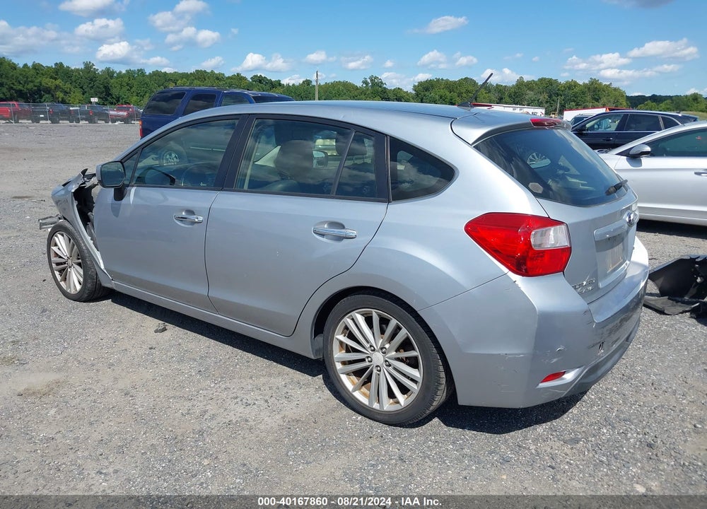 2013 SUBARU IMPREZA 2.0I LIMITED VIN: JF1GPAG60DH805004