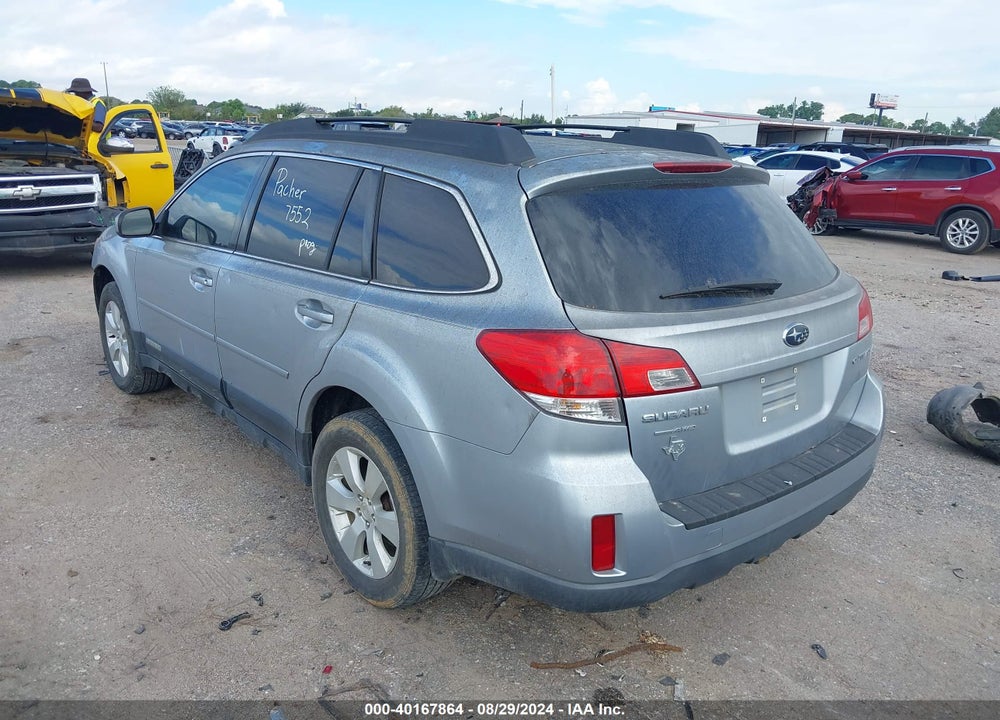 2012 SUBARU OUTBACK 2.5I PREMIUM VIN: 4S4BRCCC4C3278288