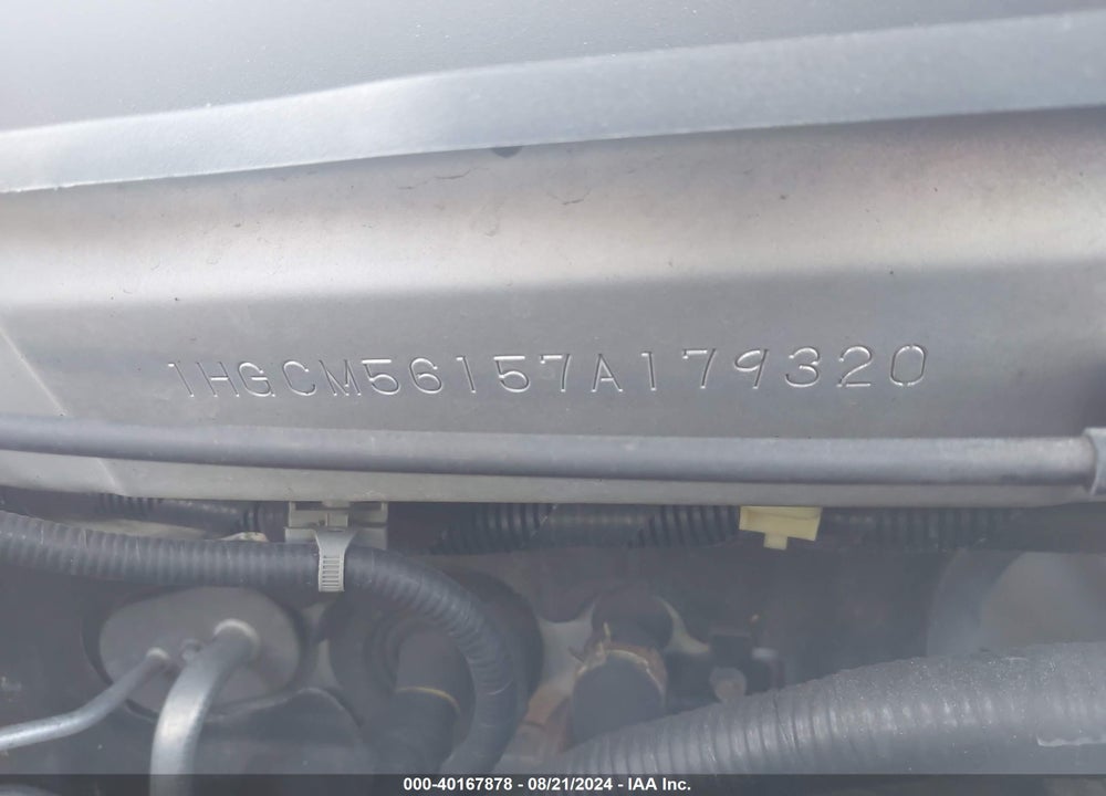 2007 HONDA ACCORD 2.4 VP VIN: 1HGCM56157A179320