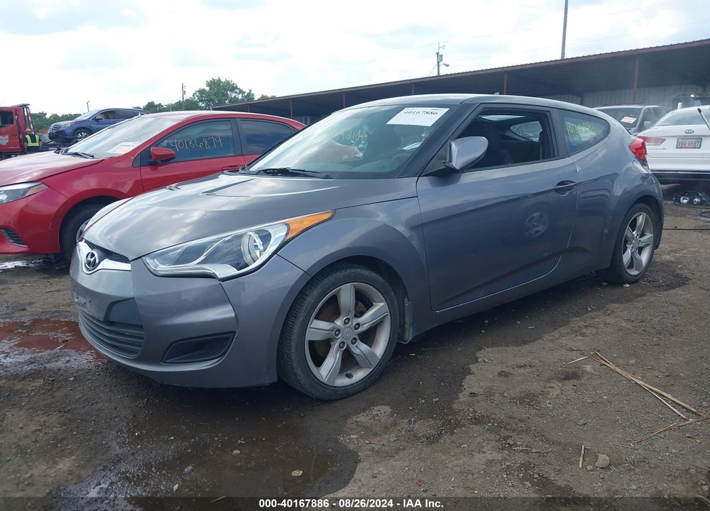 2012 HYUNDAI VELOSTER BASE W/BLACK VIN: KMHTC6AD1CU067160