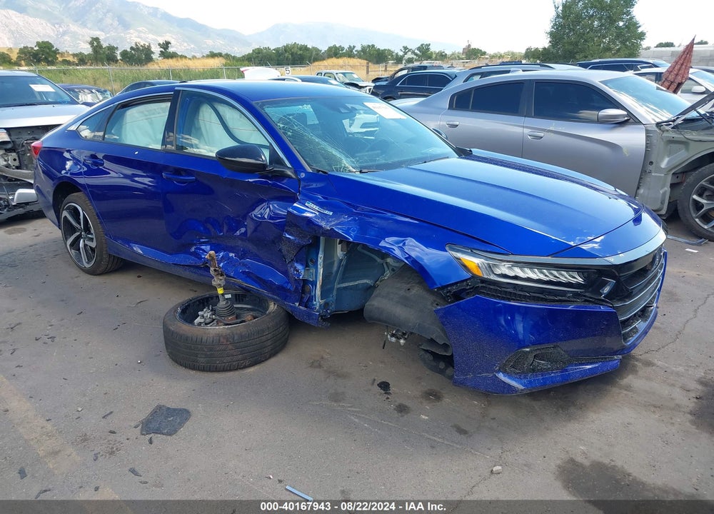 2022 HONDA ACCORD HYBRID SPORT VIN: 1HGCV3F26NA046878
