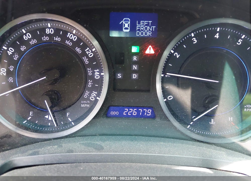 2011 LEXUS IS 250 VIN: JTHBF5C27B5151195