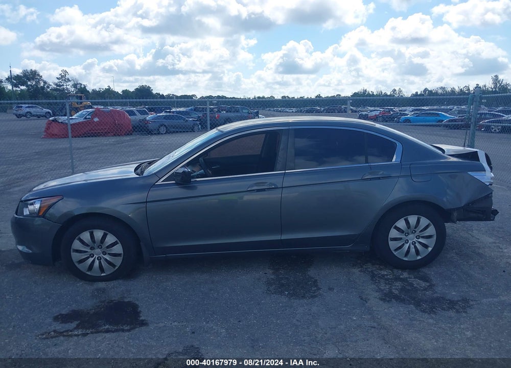 2009 HONDA ACCORD 2.4 LX VIN: 1HGCP26369A037861