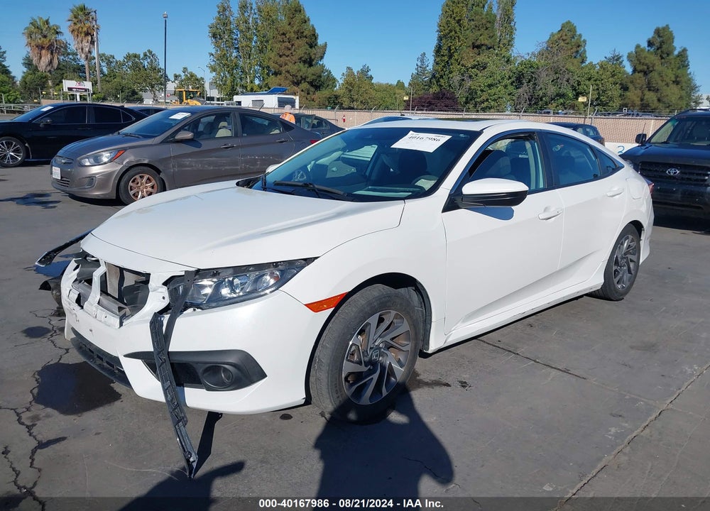 2018 HONDA CIVIC EX VIN: 19XFC2F86JE207799
